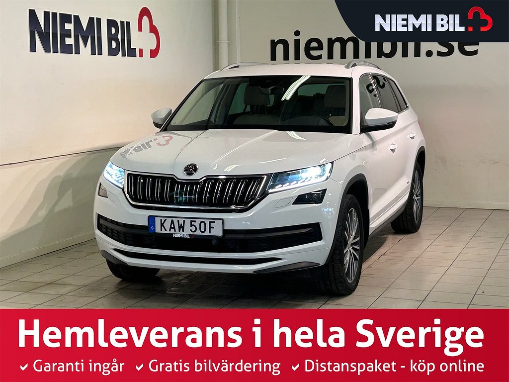 Skoda Kodiaq 2.0 4x4 L&K Drag Dvärm MoK 360° Navi SoV MOMS