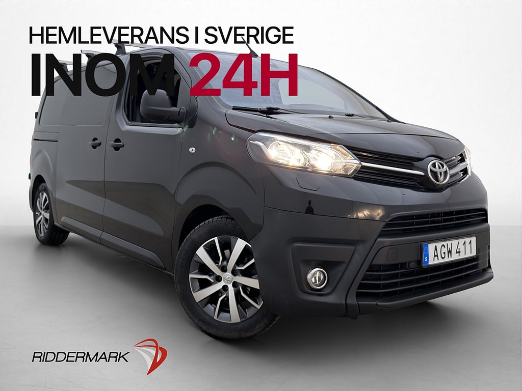 Toyota ProAce L2 Ny-Kamrem Värm Drag HUD Kamera 2xDörr Moms