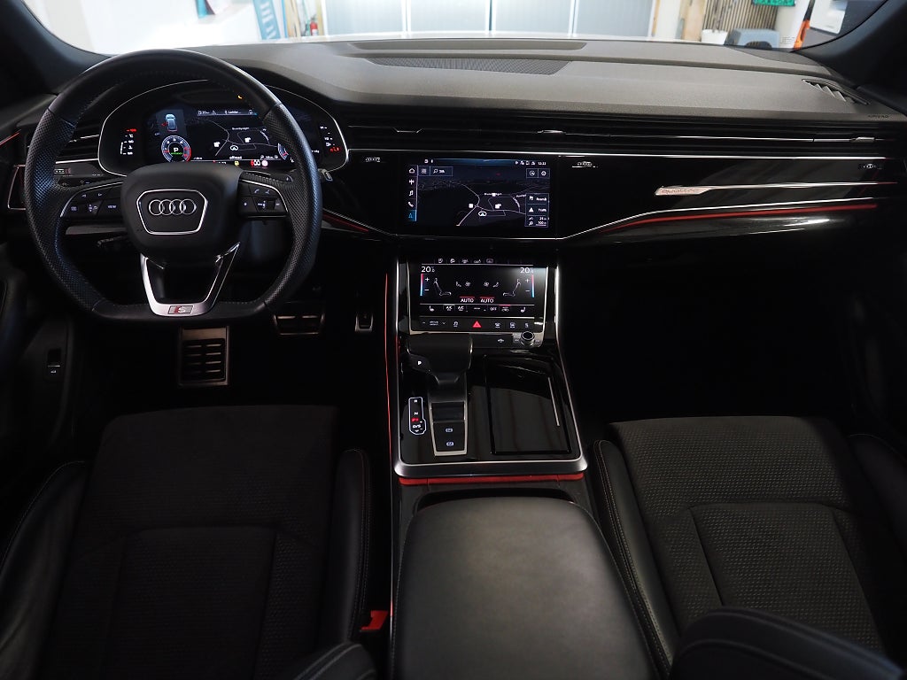 Audi Q8 50 TDI 286hk Q S-Line |B&O|Drag|360°|D-värm|Matrix|