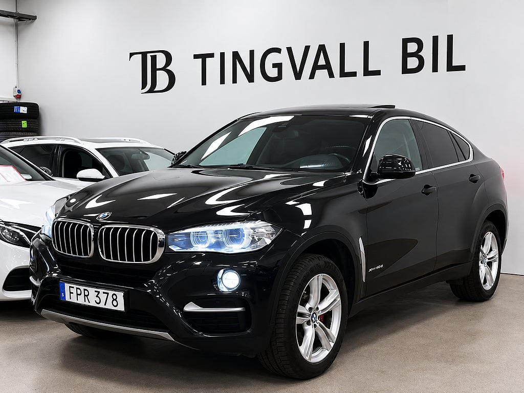 BMW X6 xDrive 40d HEAD-UP LUCKA DRAG VÄRMARE 5-SITS