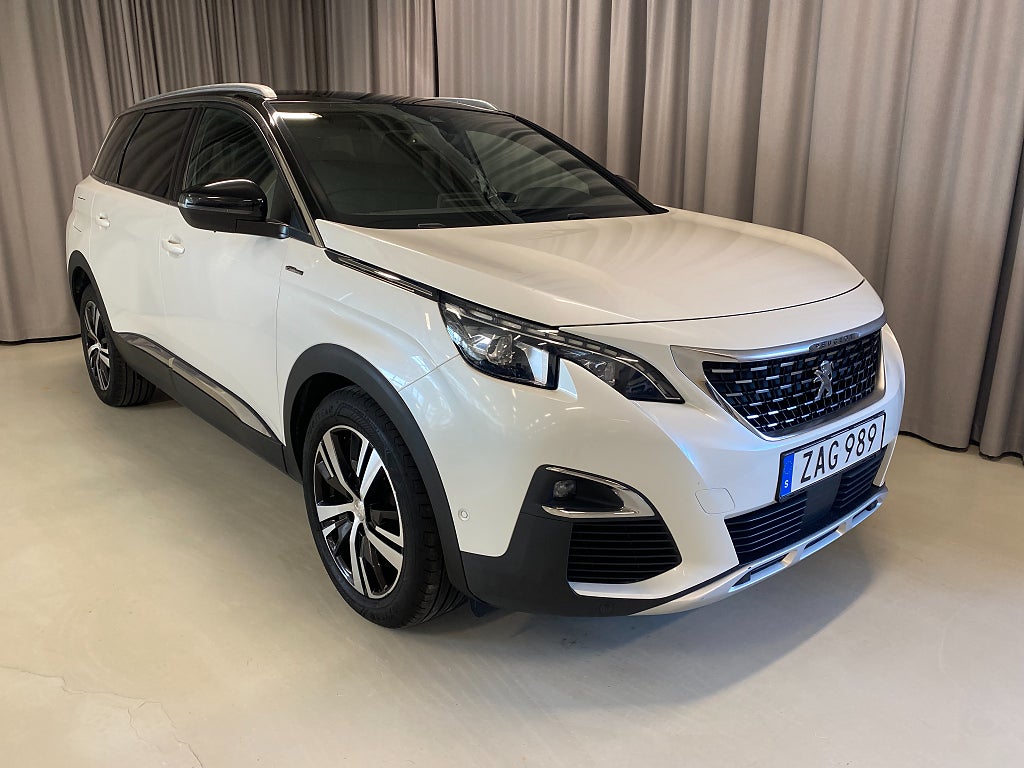 Peugeot 5008 GT-Line 165hk Automat 7-sits.  CarPlay, Dragkrok