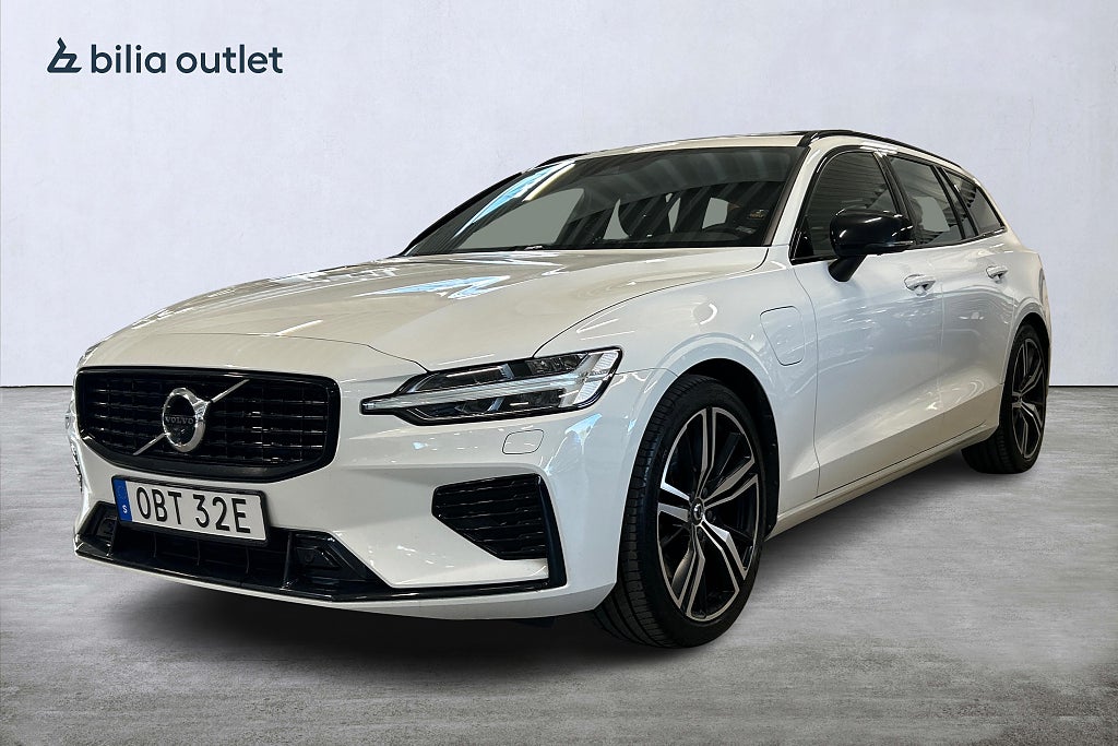 Volvo V60 Recharge T6 R-Design 341hk Pano H/K  Drag Carplay 360°