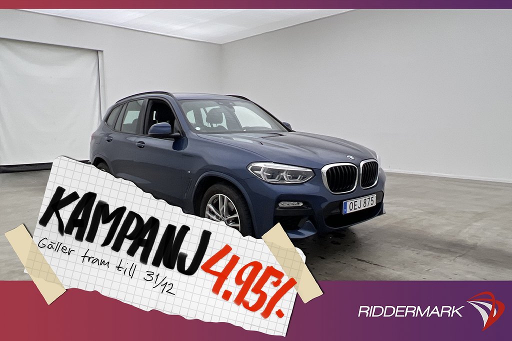 BMW X3 xDrive30d 265hk M Sport Rattvärme S 4,95% Ränta