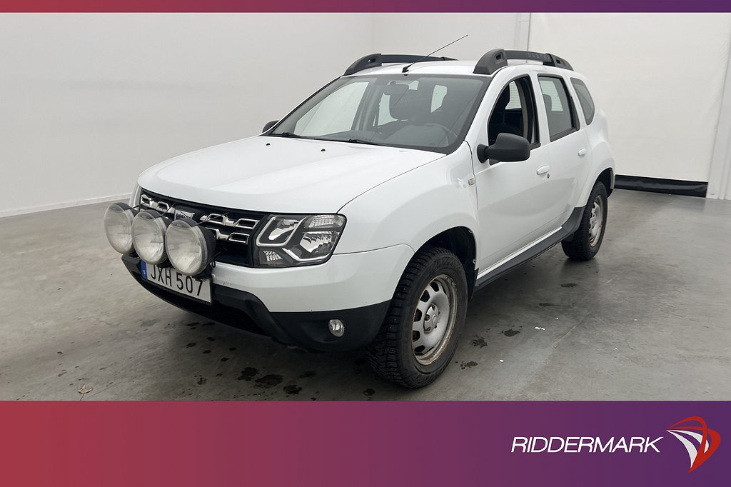 Dacia Duster 1.2 TCe 4x4 125hk Värmare Extraljus Dragkrok