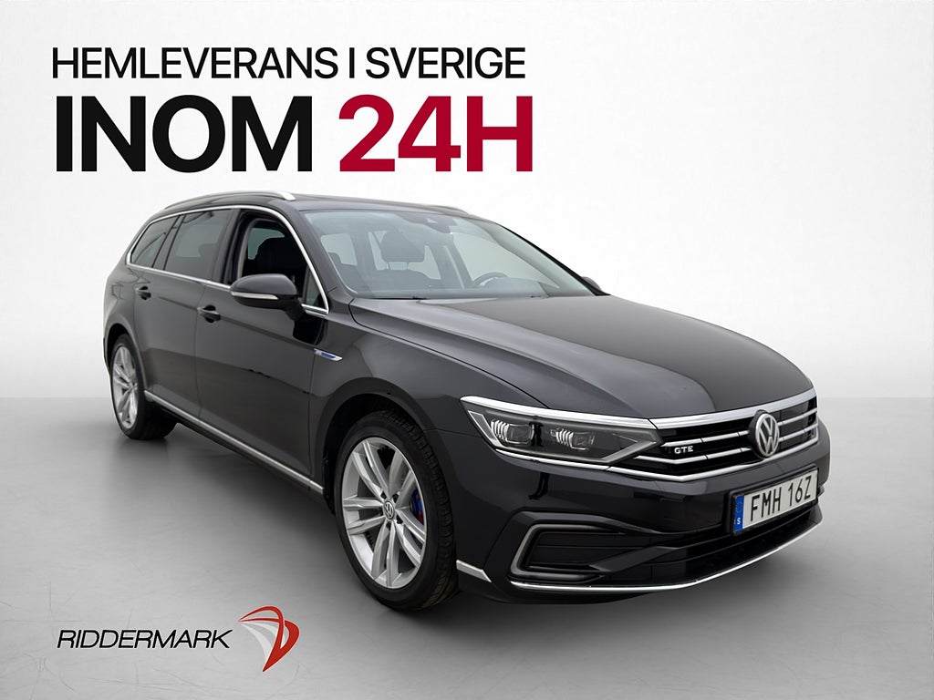 Volkswagen Passat 1.4 TSI 218hk GTE Värmare Kamera CarPlay
