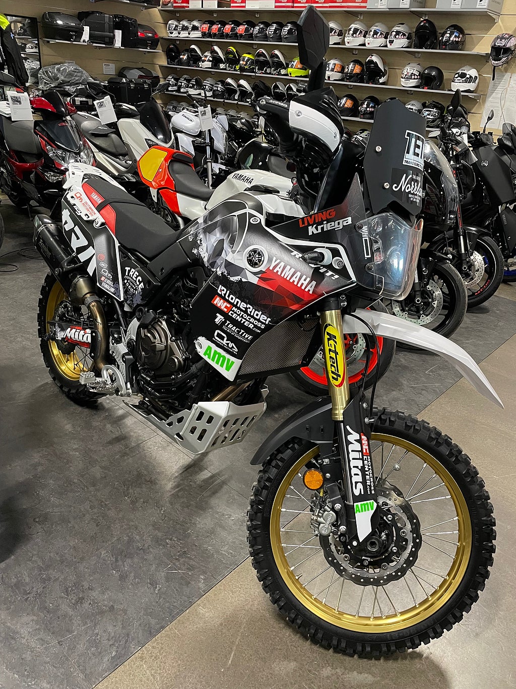 Yamaha TENERE 700 RALLY EXTRA 1200 MIL FULL KITTAD tenere 700 