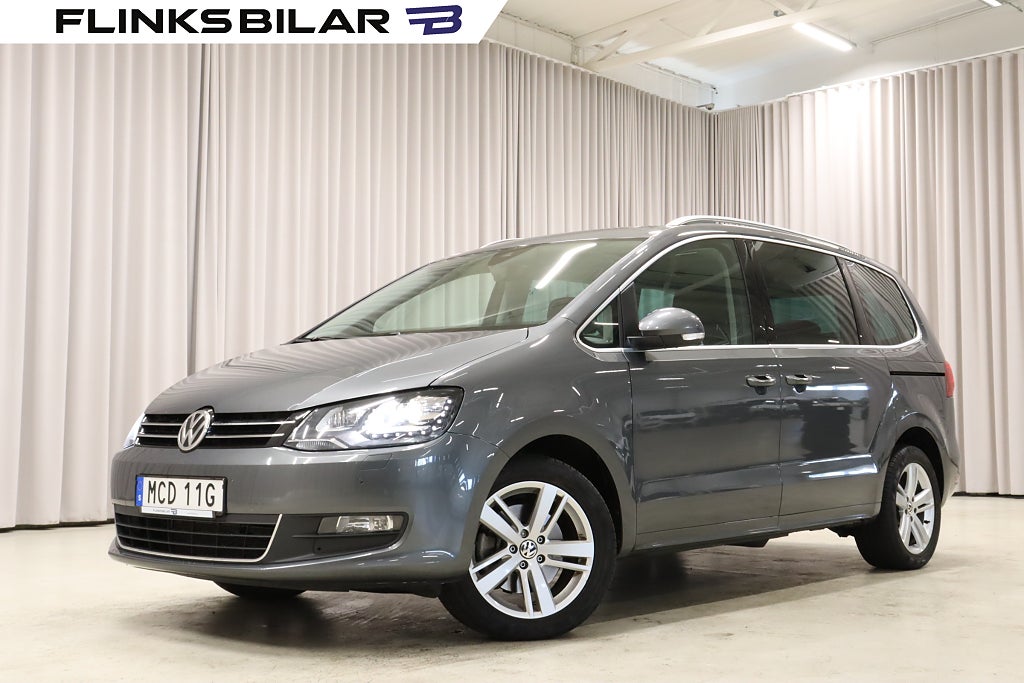 Volkswagen Sharan TSI DSG 150HK Premium Panorama Drag P-Värm