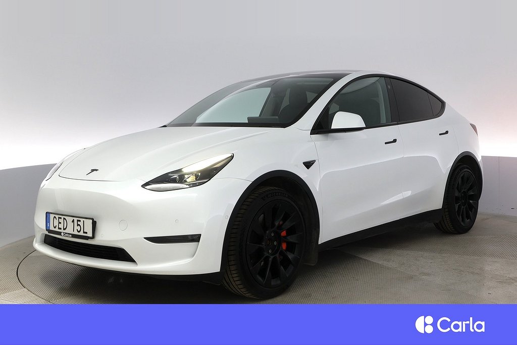 Tesla Model Y Long Range AWD Autopilot 20" Pano Drag V-Hjul