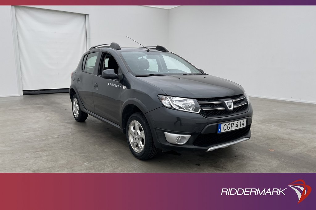 Dacia Sandero Stepway TCe 90hk Navi Sensorer Dragkrok