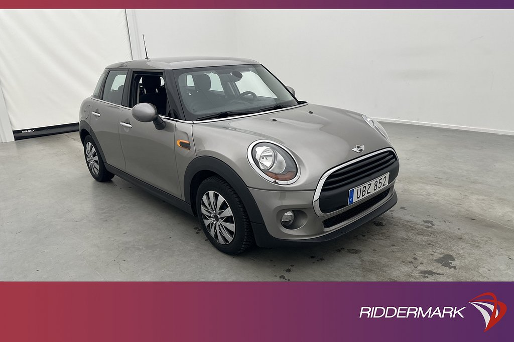 MINI One 5-Dörrar 102hk Pepper Sensorer Keyless Farthållare