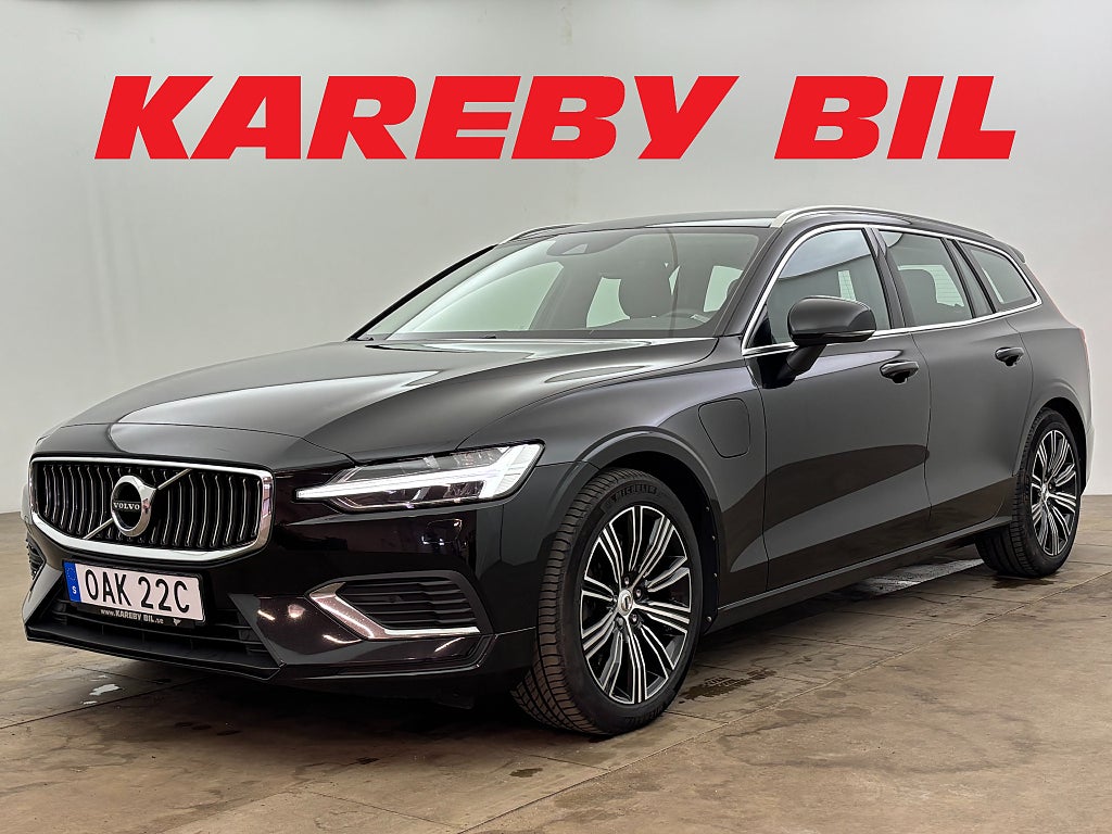 Volvo V60 Recharge T6 AWD 350hk Stora Batteriet Drag Kamera Navi