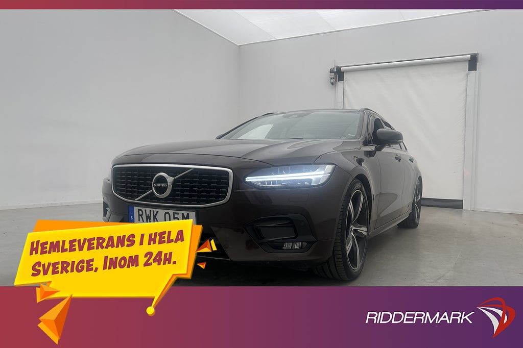 Volvo V90 T4 R-Design Pano Värmare Adaptiv-f B-kamera Navi