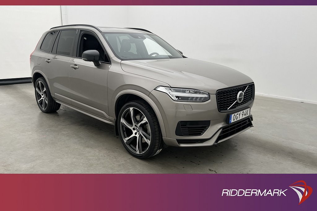 Volvo XC90 Recharge T8 AWD R-Design 7-sits VOC Pano H/K MOMS