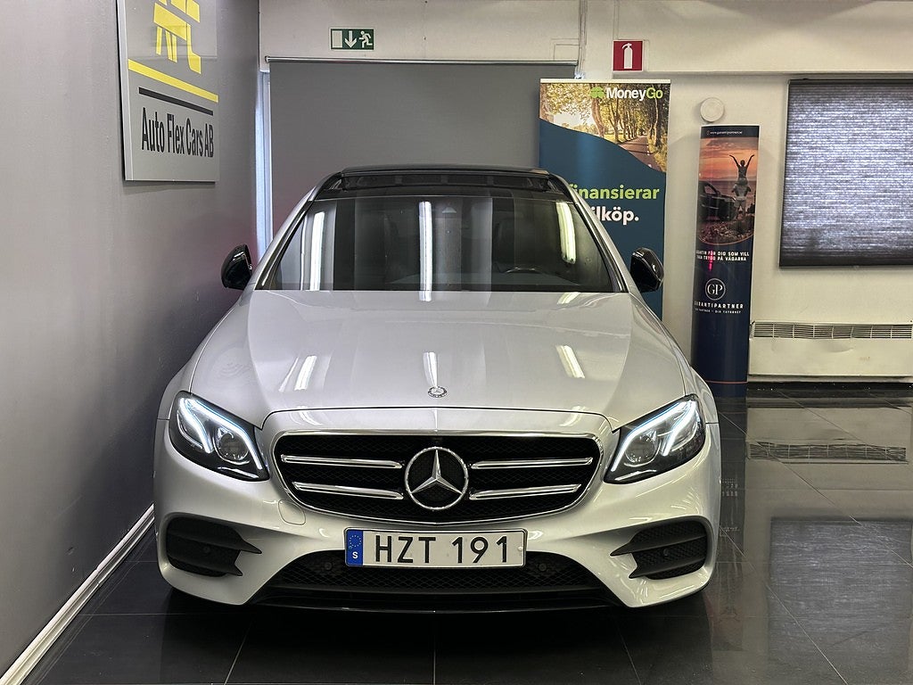 Mercedes-Benz E 250 T 9G-Tronic AMG Line/Wide/Pano/Burmest/Drag/Värmare