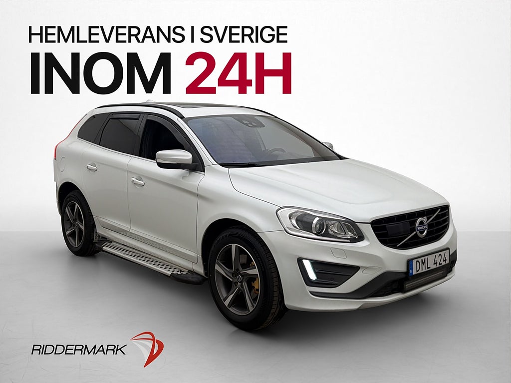 Volvo XC60 R-Design D5 AWD D-Värmare Pano Kamera Skinn Drag
