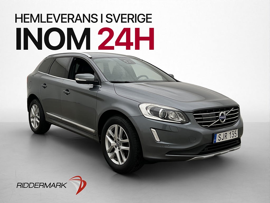 Volvo XC60 D4 AWD Classic Summum En-Bruk Skinn Drag Kamera