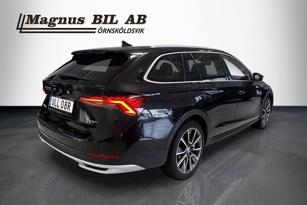 Skoda Octavia Scout 2.0 TDI 4x4 D-värmare Drag Kamera Moms Vhjul miniatyr 4