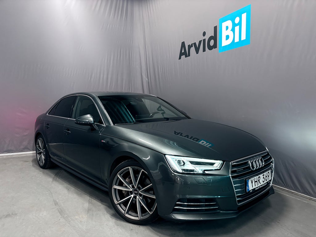 Audi A4 2.0 TDI quattro S-LINE VÄRMAR DRAG COCKPIT BANG OLUFSEN