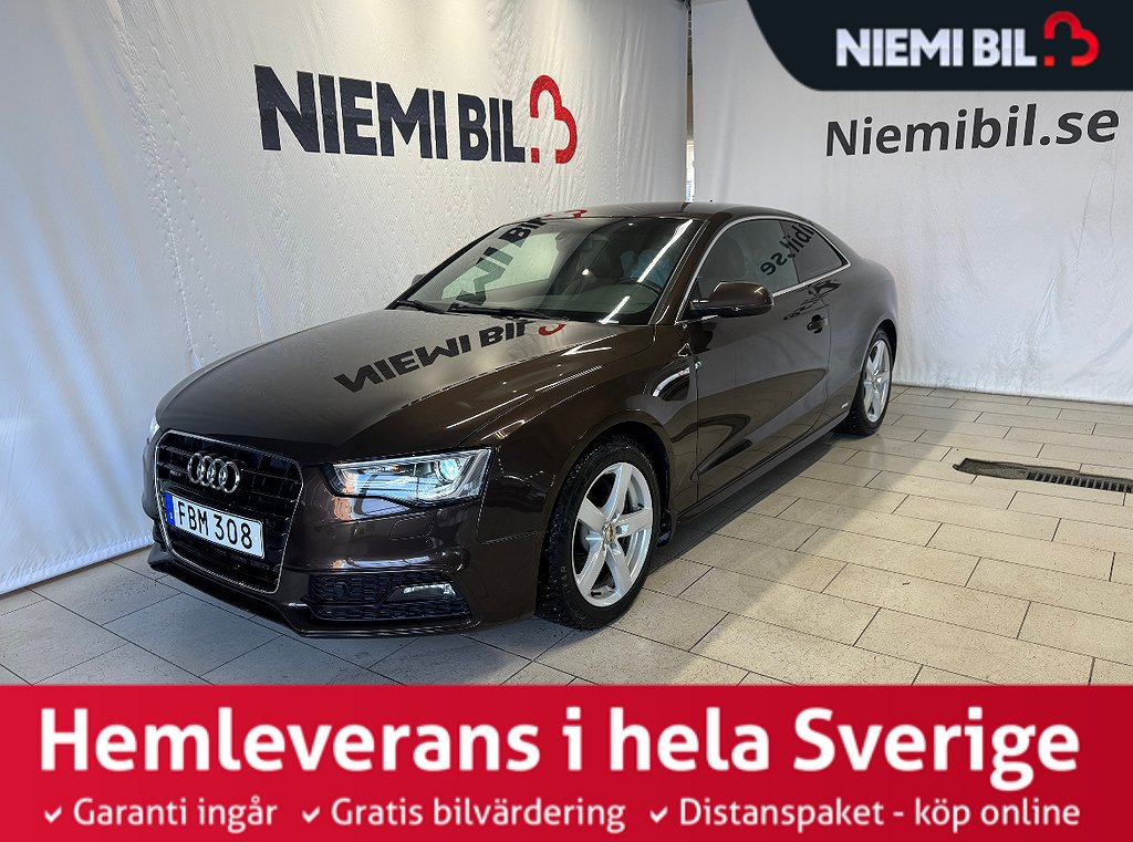 Audi A5 2.0 225hk Quattro Aut S-line Drag Mvärmare Skinn S&V