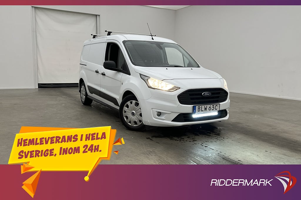 Ford Transit Connect Värmare Drag V-inredd Kamera CARPLAY