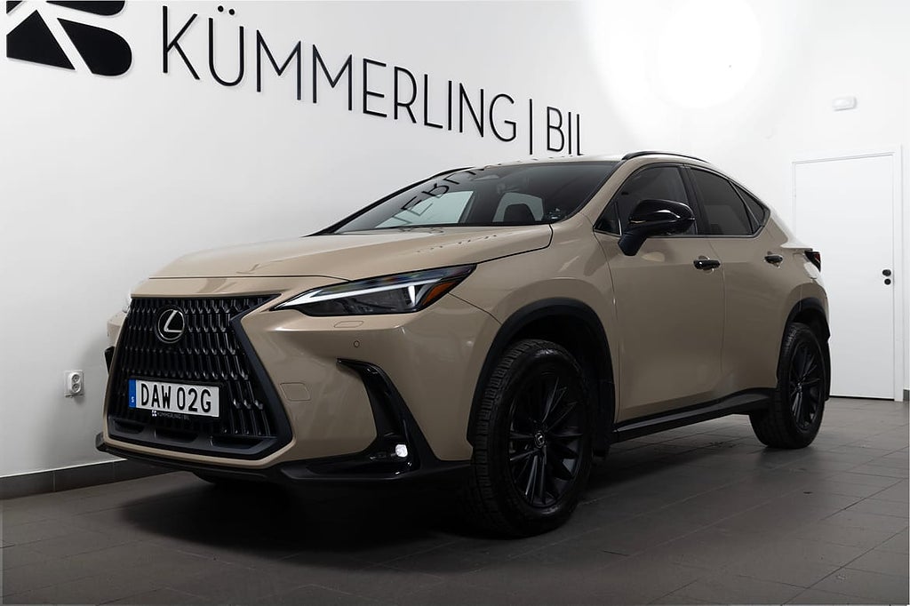 Lexus NX450h+ E-CVT 309hk Overtrail Plug-In HuD/Drag/360/Vent-stolar