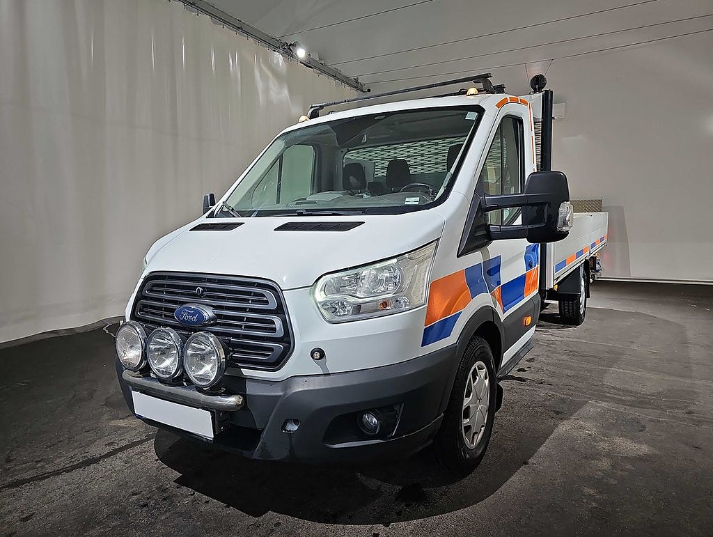 Ford transit 350 Chassi Cab 2.0 TDCi EU6 Flakbil NETTOEXPORT