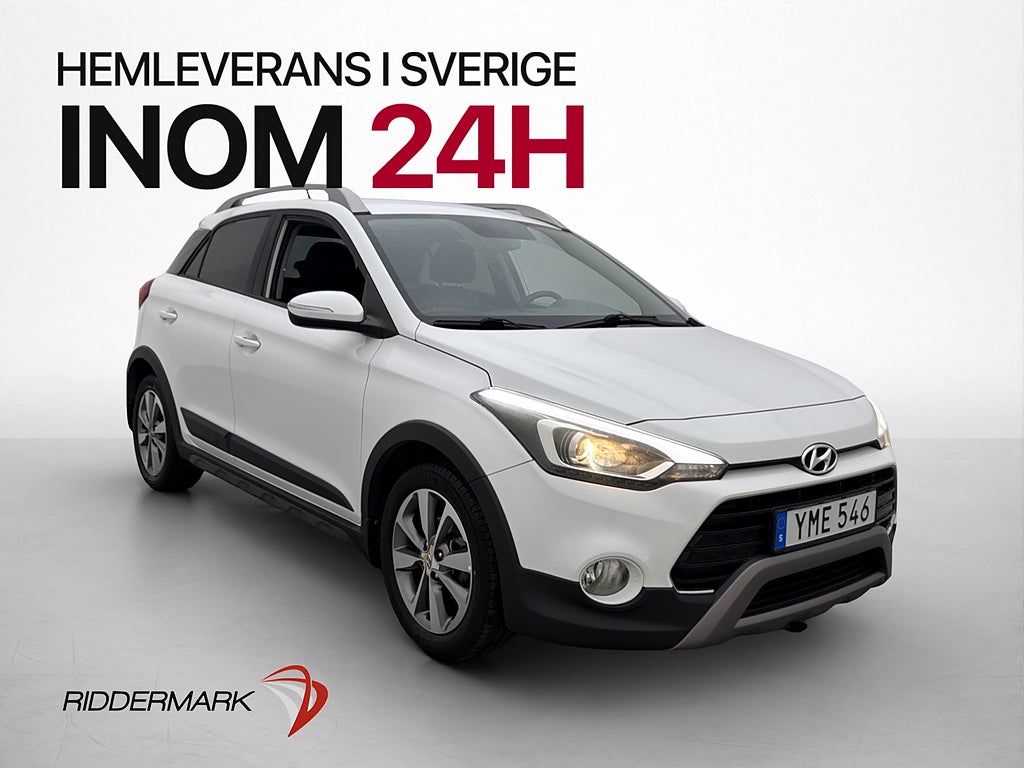 Hyundai i20 1.4 Premium 1 brukare Lågamil P-Sensorer