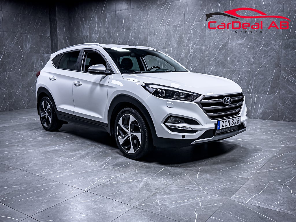 Hyundai Tucson 1.6 T-GDI AWD Kamera Navi LED-ramp M-Värmare *SE SPEC*