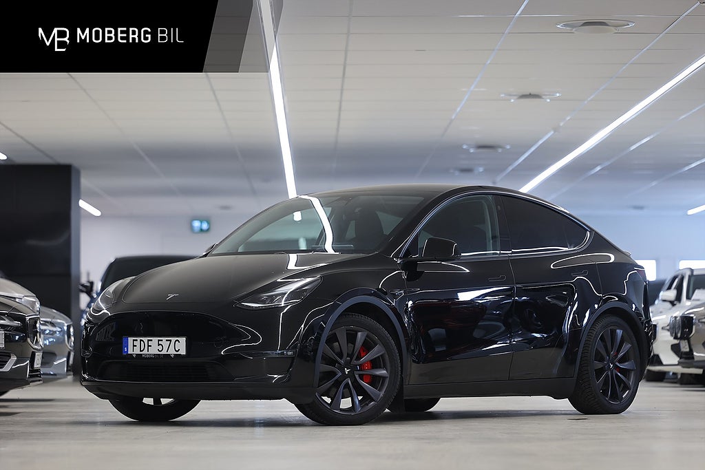 Tesla Model Y Performance 534hk Helg på Moberg! Pano Navi Läder