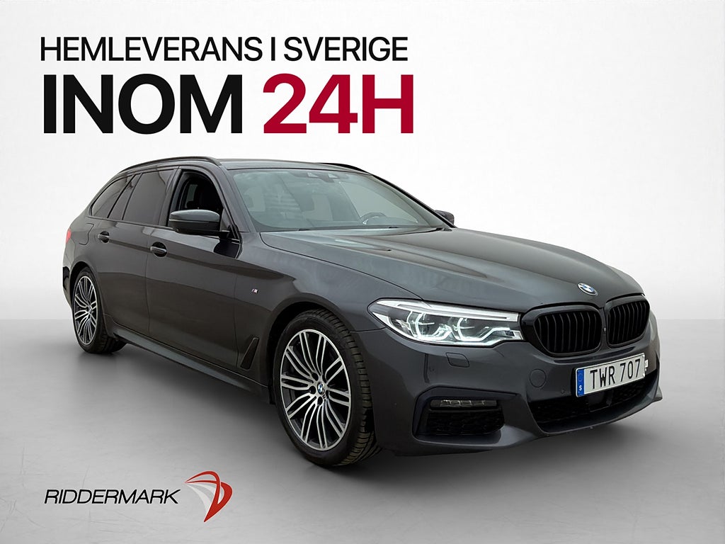 BMW 530i 252hk xDrive M Sport Värm Pano HuD H/K 360° Drag
