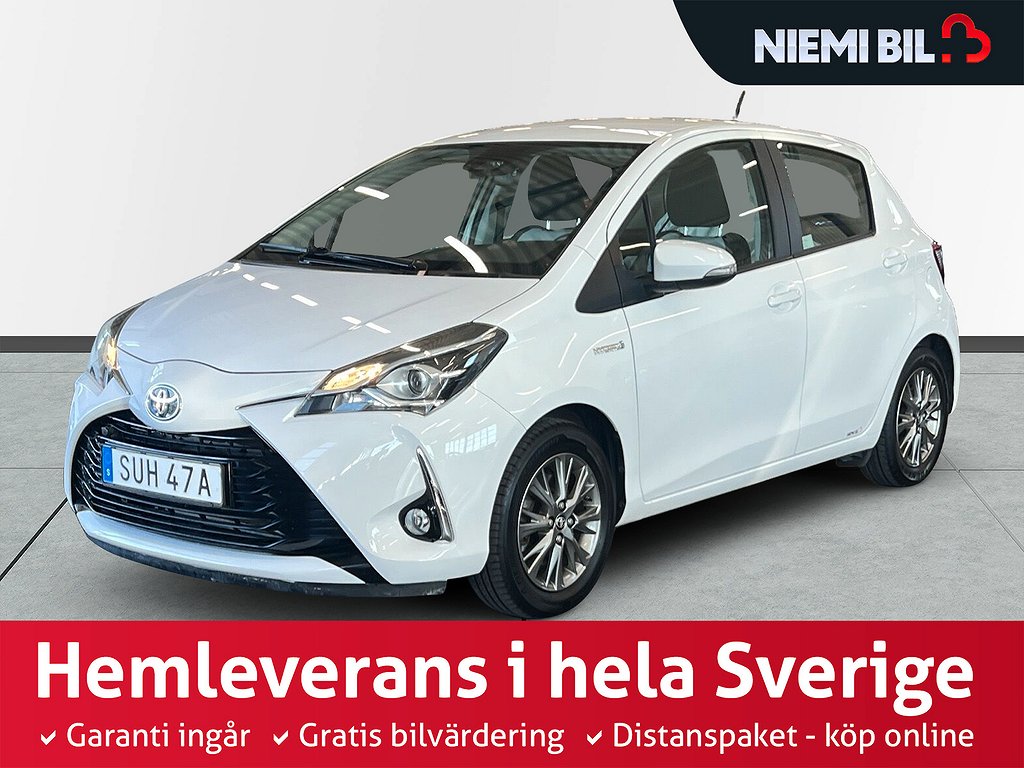 Toyota Yaris Hybrid Active S&V-hjul/Carplay/Kamera/M&K-värm