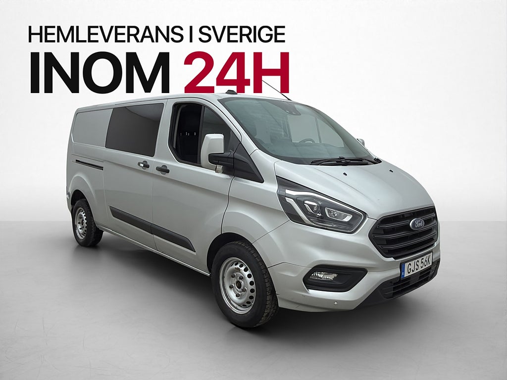 Ford transit-custom CrewVan L2 Värm Drag Kamera 2xDörr Moms
