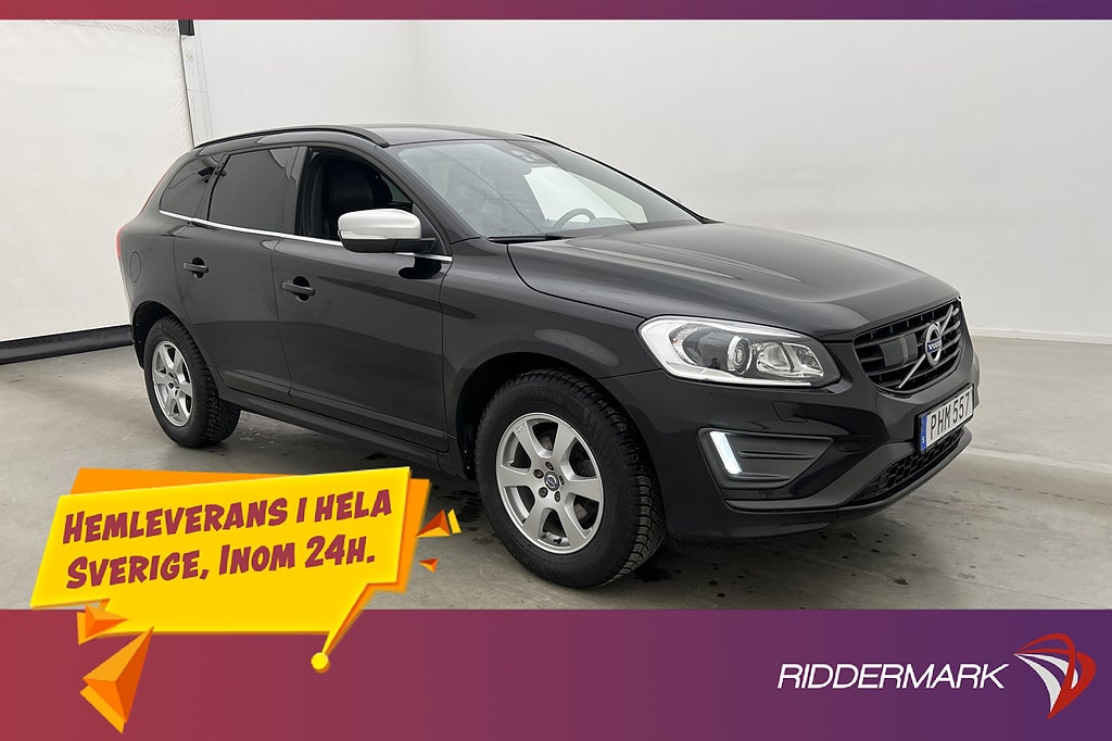 Volvo XC60 D4 AWD 190hk R Design VOC Värmare Drag BLIS