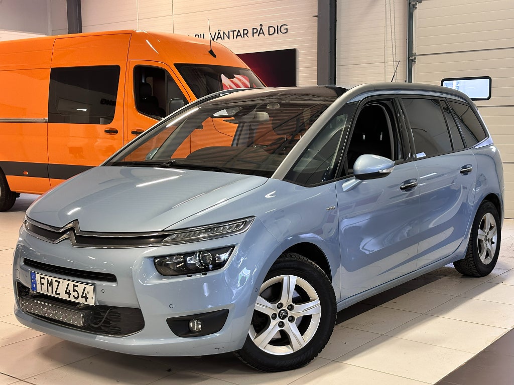 Citroën Grand C4 Picasso 2.0 HDi 150hk EAT 7-sits Exclusive Dragkrok, Bakkamera  thumbnail