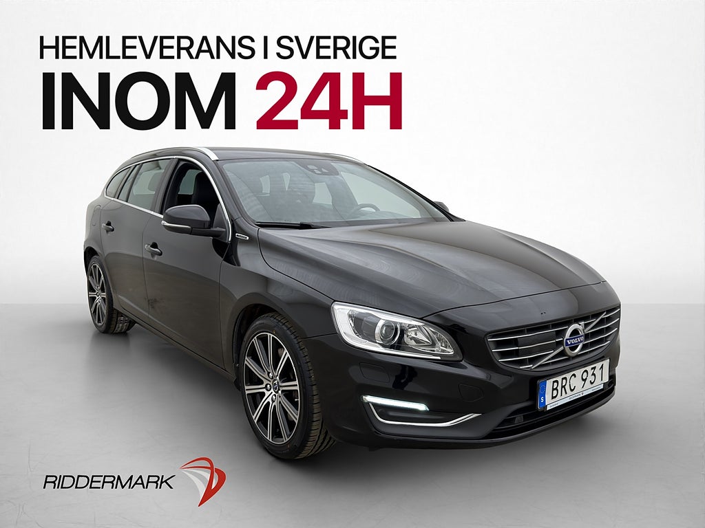 Volvo V60 D5 AWD Classic Summum VOC Värmare Skinn Elstol