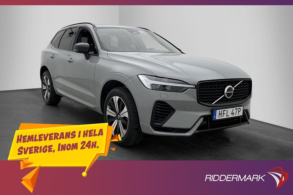 Volvo XC60 Recharge T6 350hk AWD Plus Dark Panoram Värm MOMS
