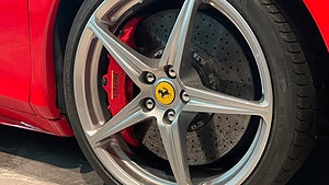 En Ferrari 458 från 2011. 