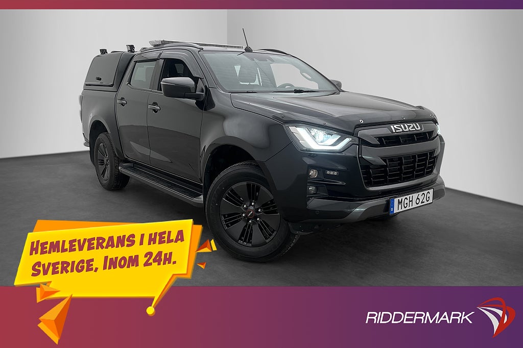 Isuzu D-Max XRX 1.9 4WD Värmare Diff Drag Skinn CARPLAY Moms