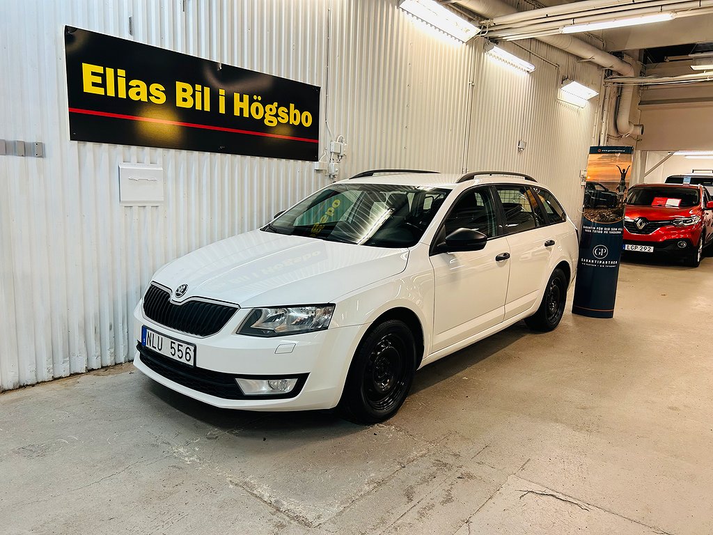 Skoda Octavia Kombi 1.6 TDI Euro 5,Svensksåld,Dragkrok