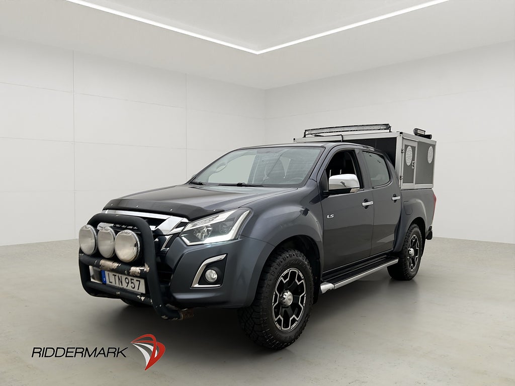 Isuzu D-max 1.9 4WD HUNDKÅPA Värm L-Släde Drag Skinn Kamera