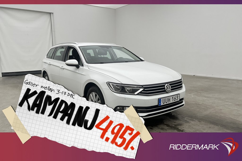 Volkswagen Passat 1.4 TSI 150hk Cockpit Sens 4,95% Ränta