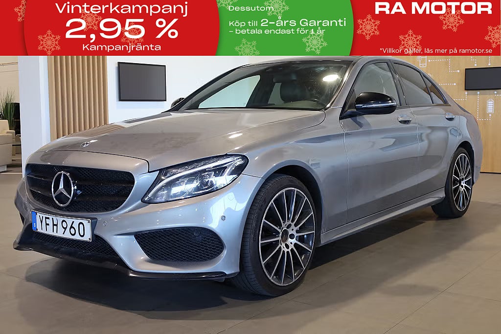Mercedes-Benz C 220 d 4MATIC 7G-Tronic Plus AMG Line Pano 2016