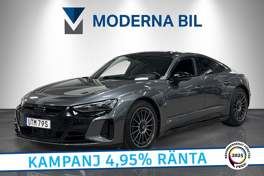 Audi E-Tron GT Q 476hk 360° 4WD-styrn. Massage Pano B/O Moms