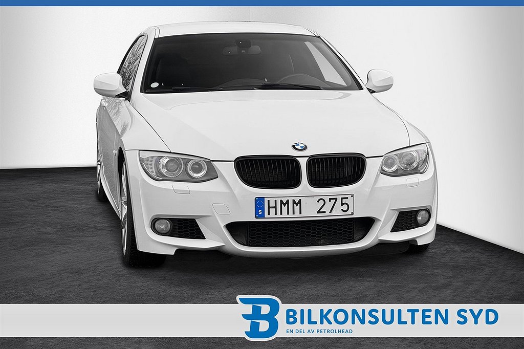 BMW 335i Coupé DCT, 306hk Comfort, M Sport, Sv-Såld, 2 Brukare