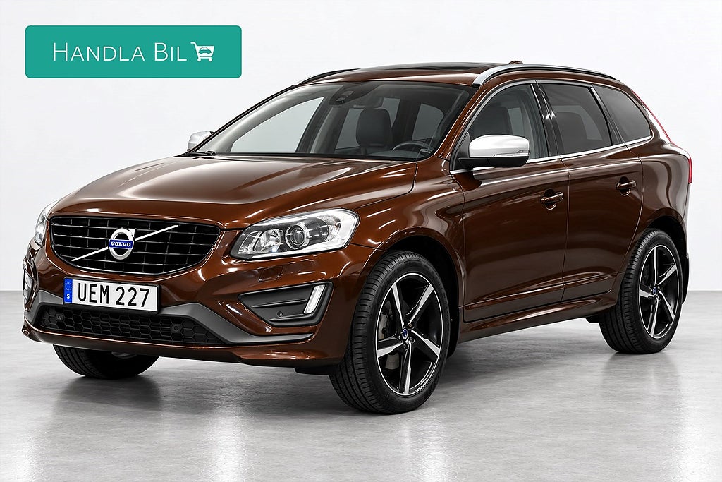 Volvo XC60 D4 AWD R-Design BE Pro Pano P-värm Drag SoV-hjul