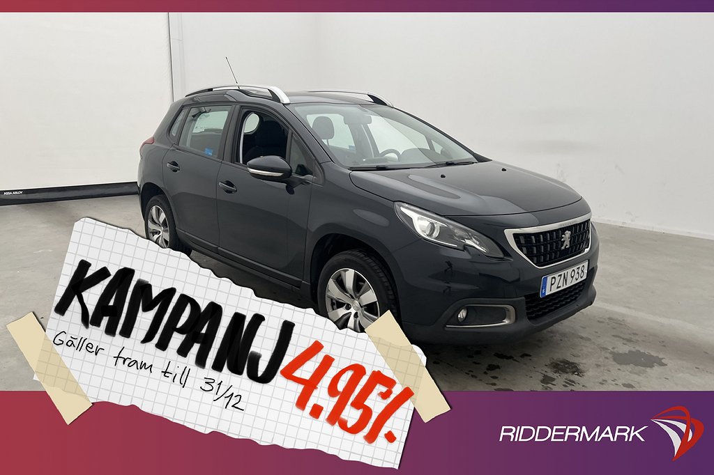 Peugeot 2008 1.2 VTi 82hk Active Lågska 4,95% Ränta