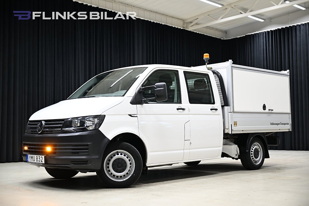 Volkswagen Transporter 4Motion 150HK Dubbelhytt|Kåpa|Drag|Värmare|Lågmil|Moms