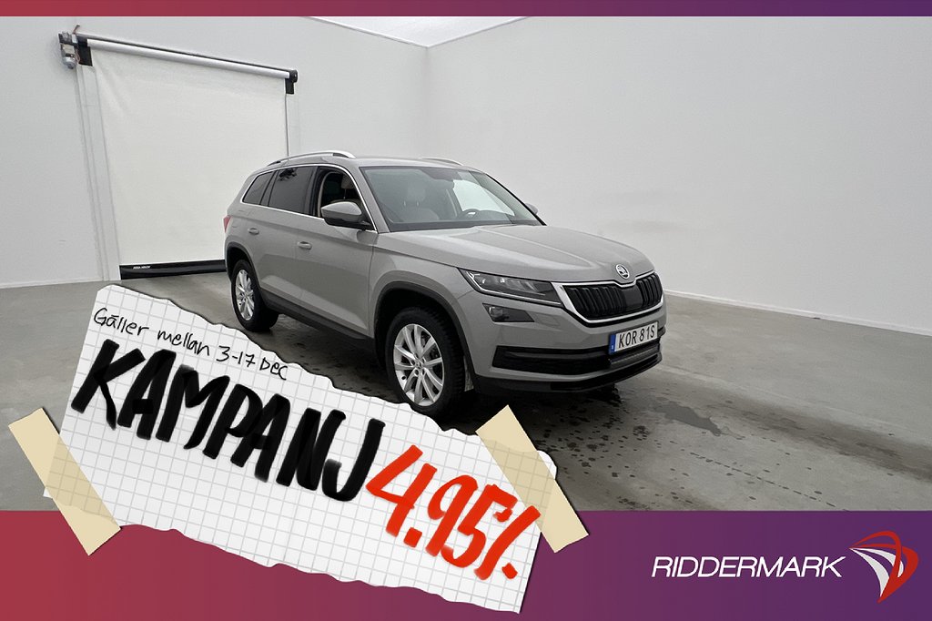 Skoda Kodiaq 4x4 190hk Business Canton P-Värmare 4,95% Ränta