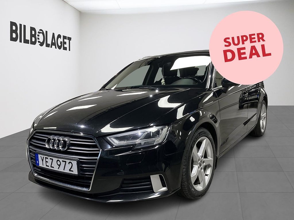 Audi A3 1,6 TDI 110HK Sport Navigation (1103kr fordonsska...