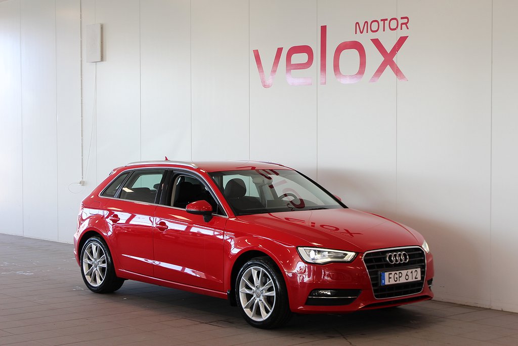 Audi A3 Sportback g-Tron 1.4TFSI CNG S Tronic 110hk Drag Nav